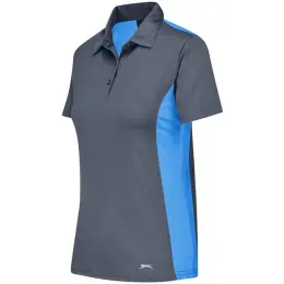 Ladies Glendower Golf Shirt Aqua Side